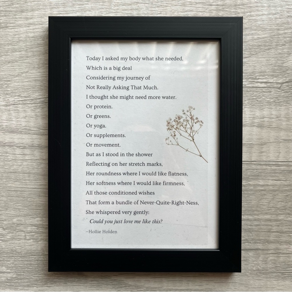 Framed Poem